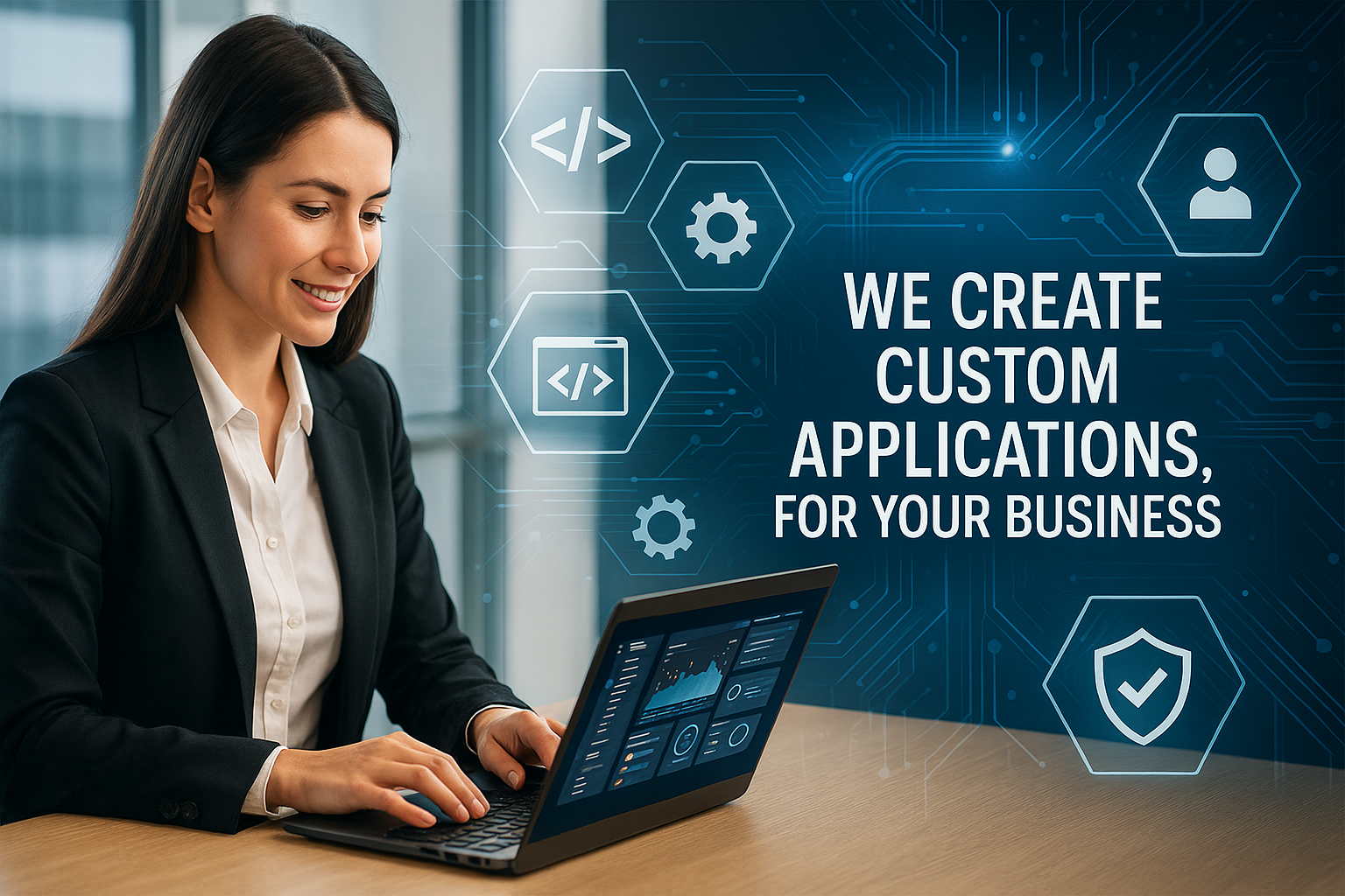 We create custom applications, for your business